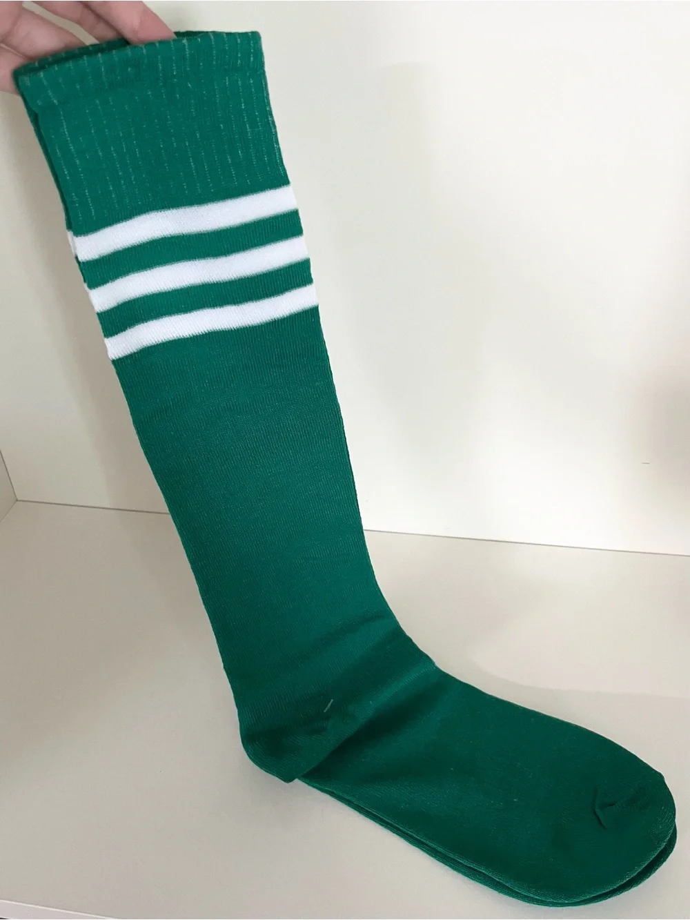 Green knee high socks
